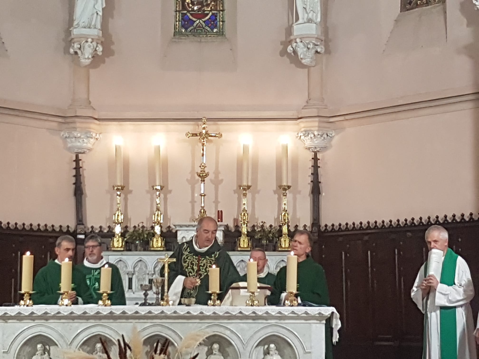 Installation des Pères Bogdan et Slawek