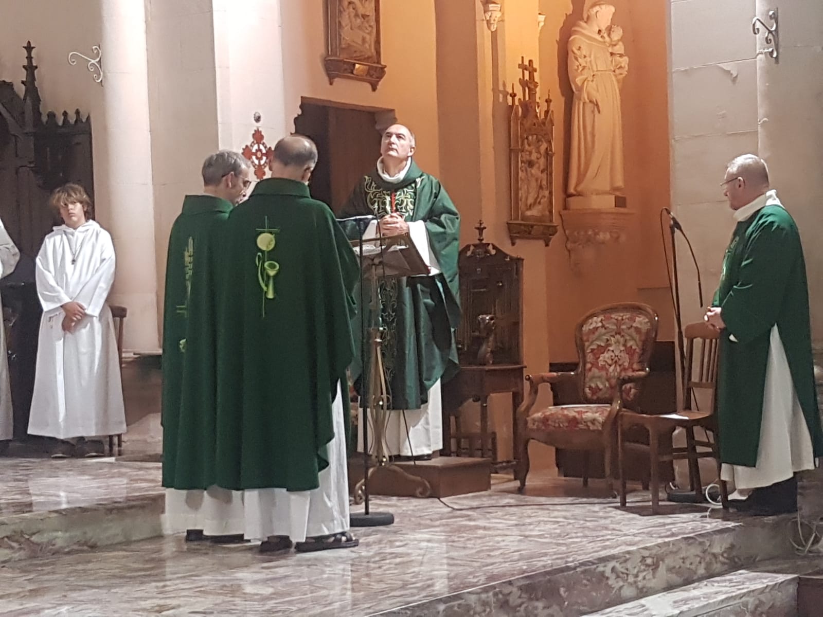Installation des Pères Bogdan et Slawek