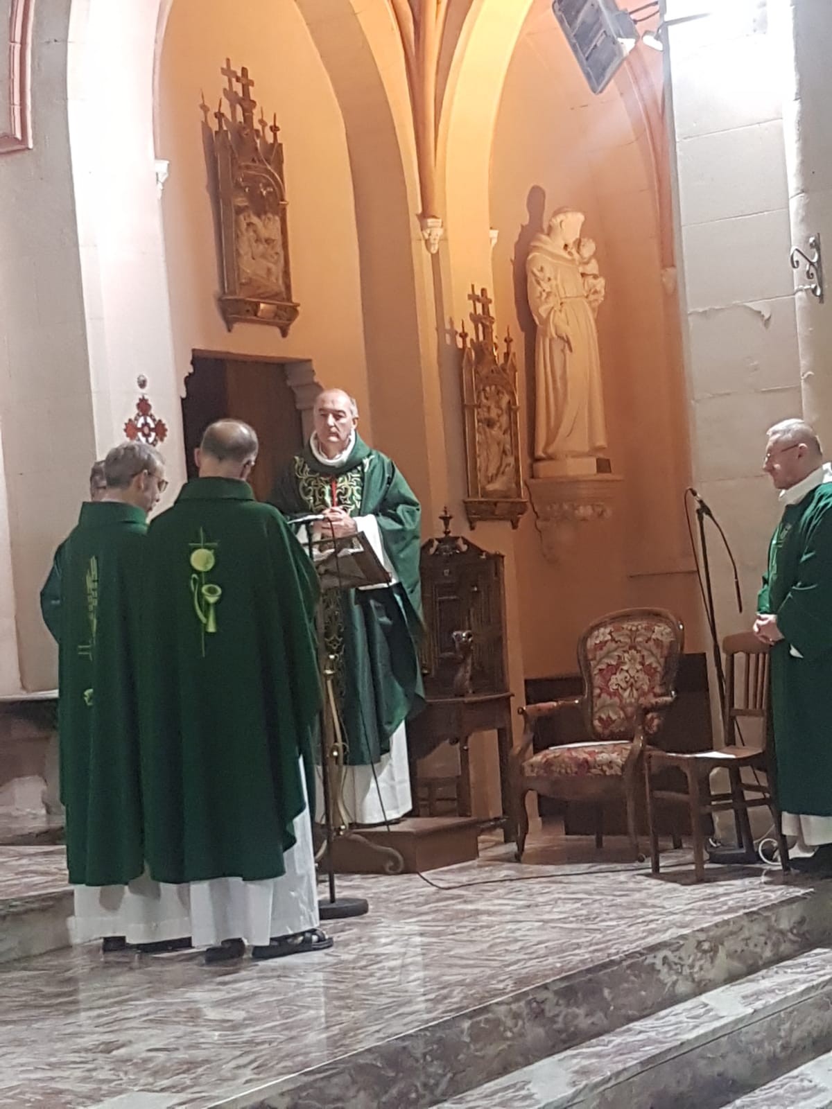 Installation des Pères Bogdan et Slawek