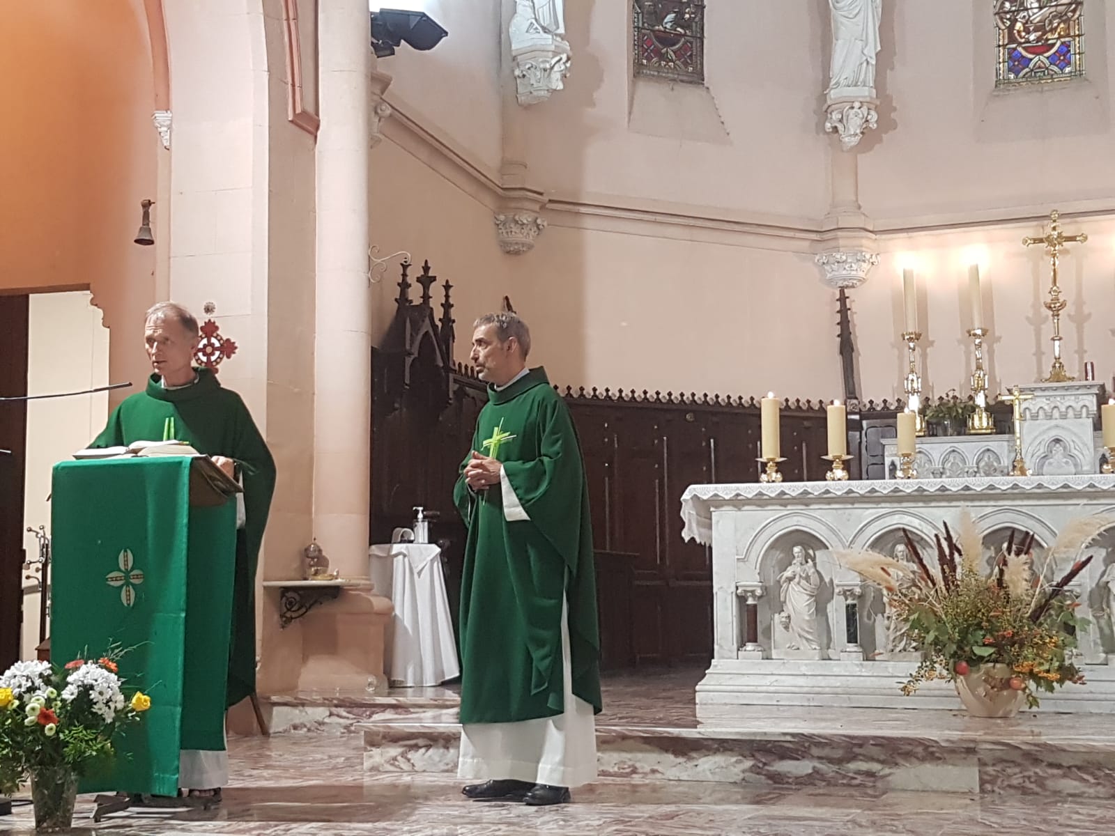 Installation des Pères Bogdan et Slawek