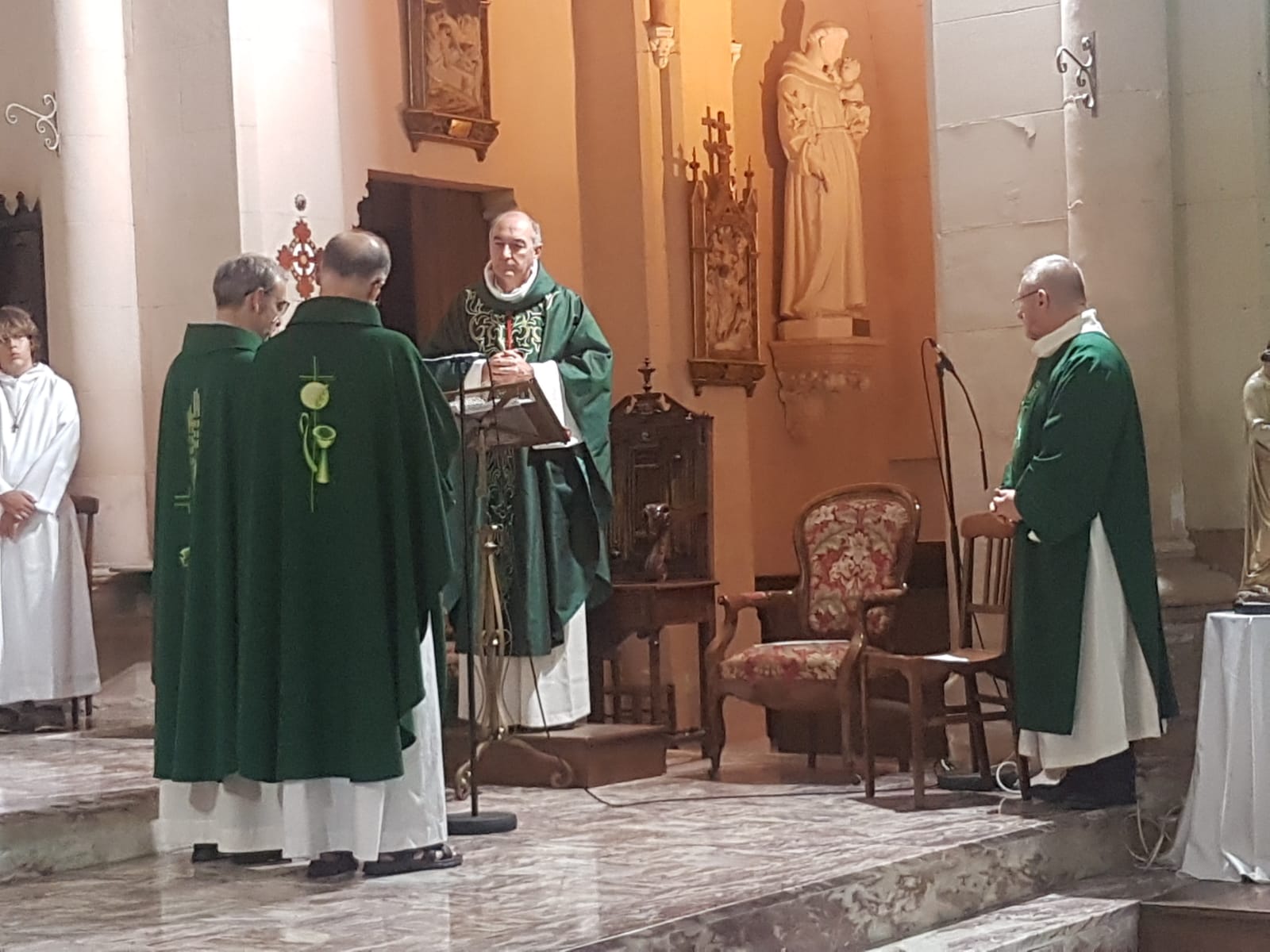 Installation des Pères Bogdan et Slawek