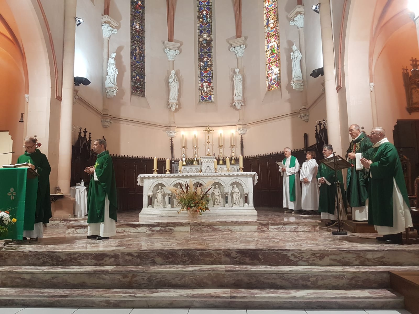 Installation des Pères Bogdan et Slawek